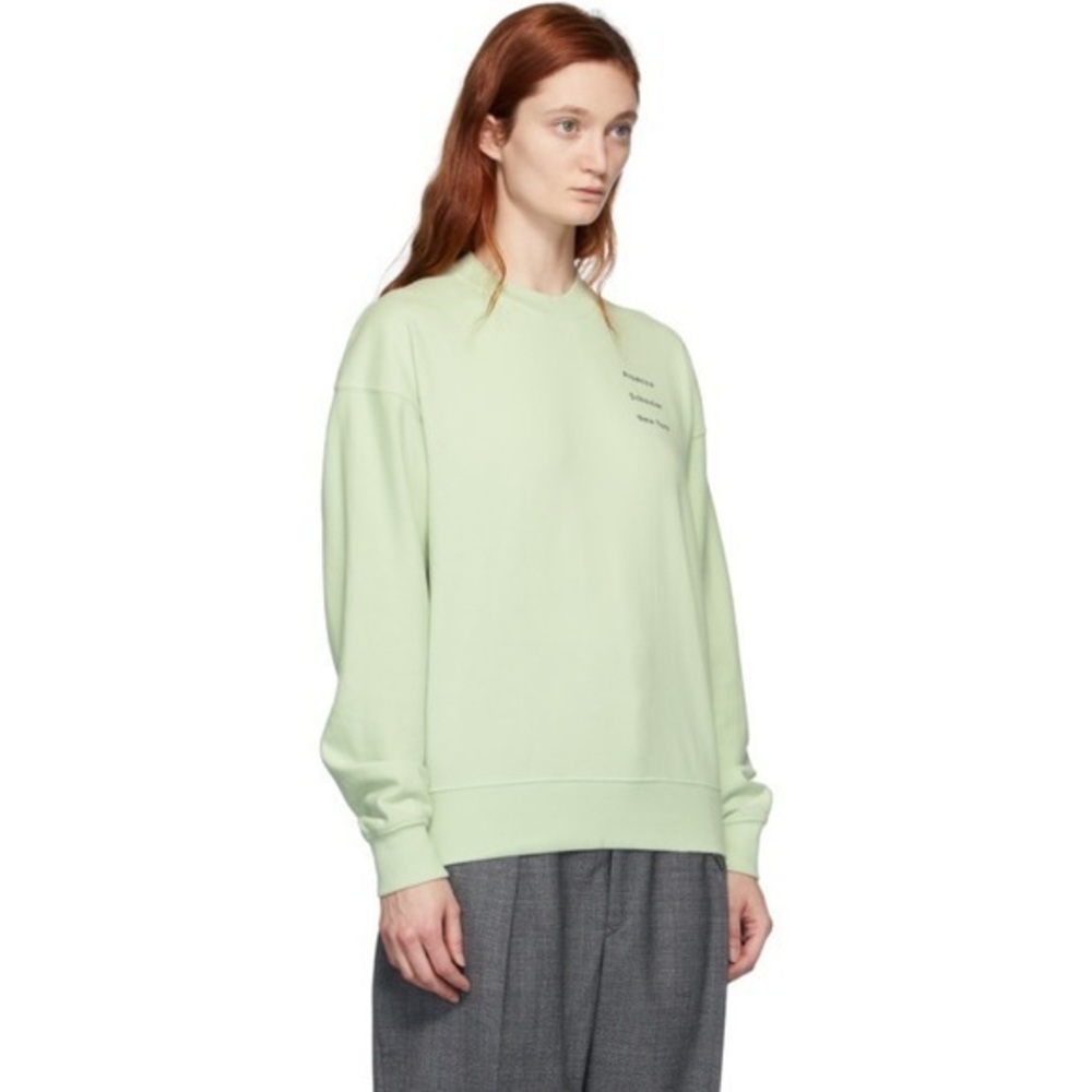 Proenza Shoulder mint green sweatshirt | medium